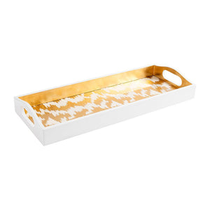 Modern Moire Lacquer Bar Tray