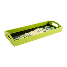 Load image into Gallery viewer, Foxglove Lacquer Bar Tray in Yellow