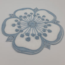 Load image into Gallery viewer, Blue &amp; White Flower Cocktail Napkin Set - Maisonette Shop
