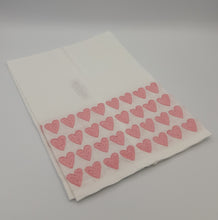 Load image into Gallery viewer, Pink Full Hearted Tip Towels - Maisonette Shop