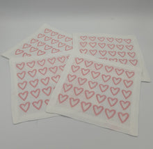 Load image into Gallery viewer, Pink Empty Hearted Cocktail Napkin Set - Maisonette Shop