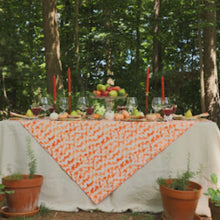 Load image into Gallery viewer, Modern Moiré Reversible Kantha Cloth Tablecloth