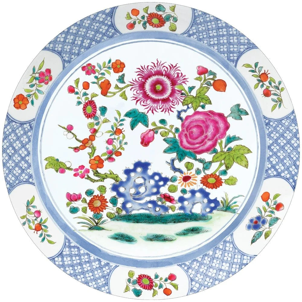 Floral Porcelain Die-Cut Placemat