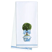 Load image into Gallery viewer, Boxwood Topiary Tea Towel