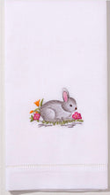 Load image into Gallery viewer, Little Gray Bunny Hand Towel