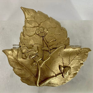 Tobacco Leaf Napkin Ring Set