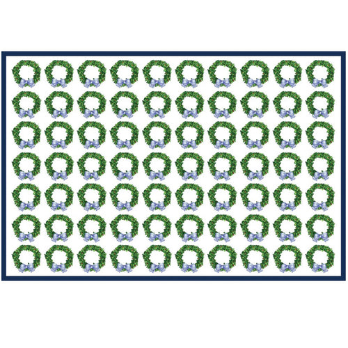 Boxwood Wreaths Placemats Pad