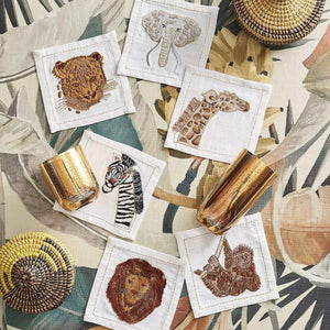 Out of Africa Cocktail Napkins Set