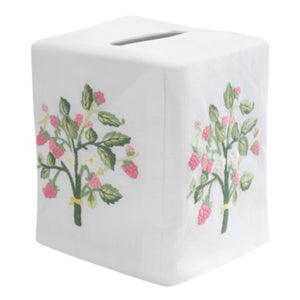 Raspberry Tissue Box Cover