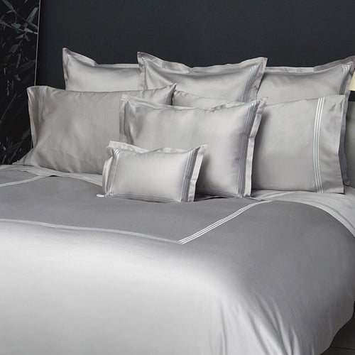 Platinum Sateen Duvet Cover by Signoria Firenze