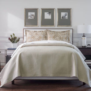 Hamilton Quilted Shams by Peacock Alley