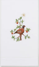 Load image into Gallery viewer, Partridge in a Pear Tree Hand Towel