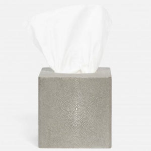 Tenby Sand Faux Shagreen Tissue Cover