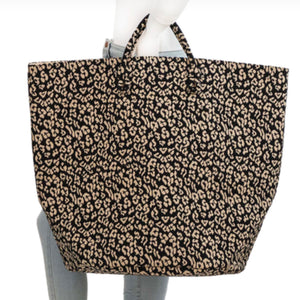 Cheetah Black Laundry Hamper Bags