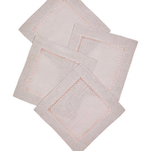 Load image into Gallery viewer, Blush Cocktail Napkin Set