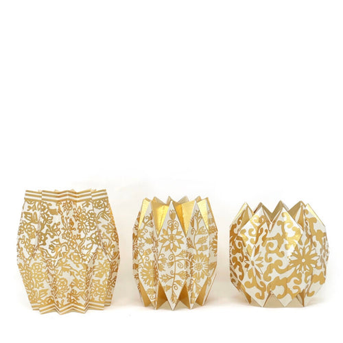Gold Chinoiserie Vase Wraps