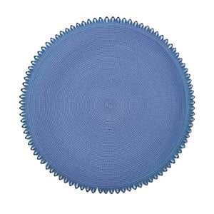 Looped Edge Round Braided Placemat