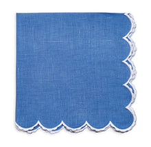 Load image into Gallery viewer, Petal Scallop Embroidered Linen Napkin