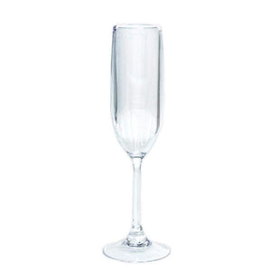 Acrylic Champagne Flute in Crystal Clear - 1 Each - Maisonette Shop