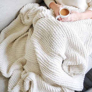 Cozy Knit Organic Cotton Throws - Maisonette Shop