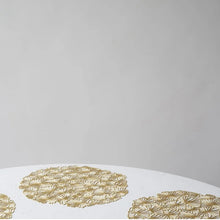 Load image into Gallery viewer, Daisy Round Gilded Placemat by Chilewich