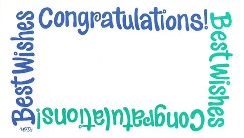 Best Wishes Congratulations —Tish - Maisonette Shop