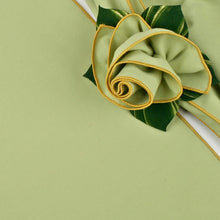 Load image into Gallery viewer, Color Trimmed Napkin Honeydew/Gold