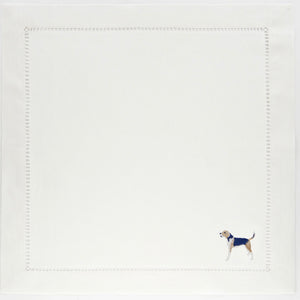 Hand Embroidered Dogs Placemat Set - Maisonette Shop