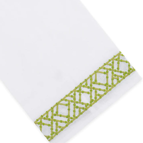 Lido Green Tip Towels