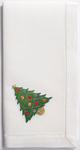 Christmas Tree with Ornaments Napkins