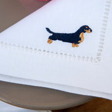 Load image into Gallery viewer, Hand Embroidered Dogs Napkin Set - Maisonette Shop