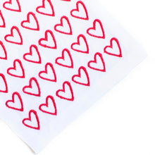 Load image into Gallery viewer, Red Empty Hearted Cocktail Napkin Set - Maisonette Shop