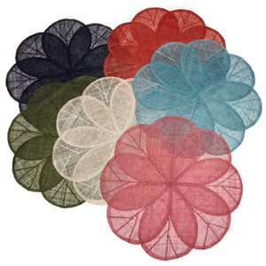 Sinamay Flower Natural Placemat
