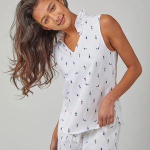 Freestyle Sleeveless Pajama Top