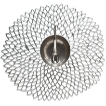 Load image into Gallery viewer, Dahlia Round Silver Placemat by Chilewich