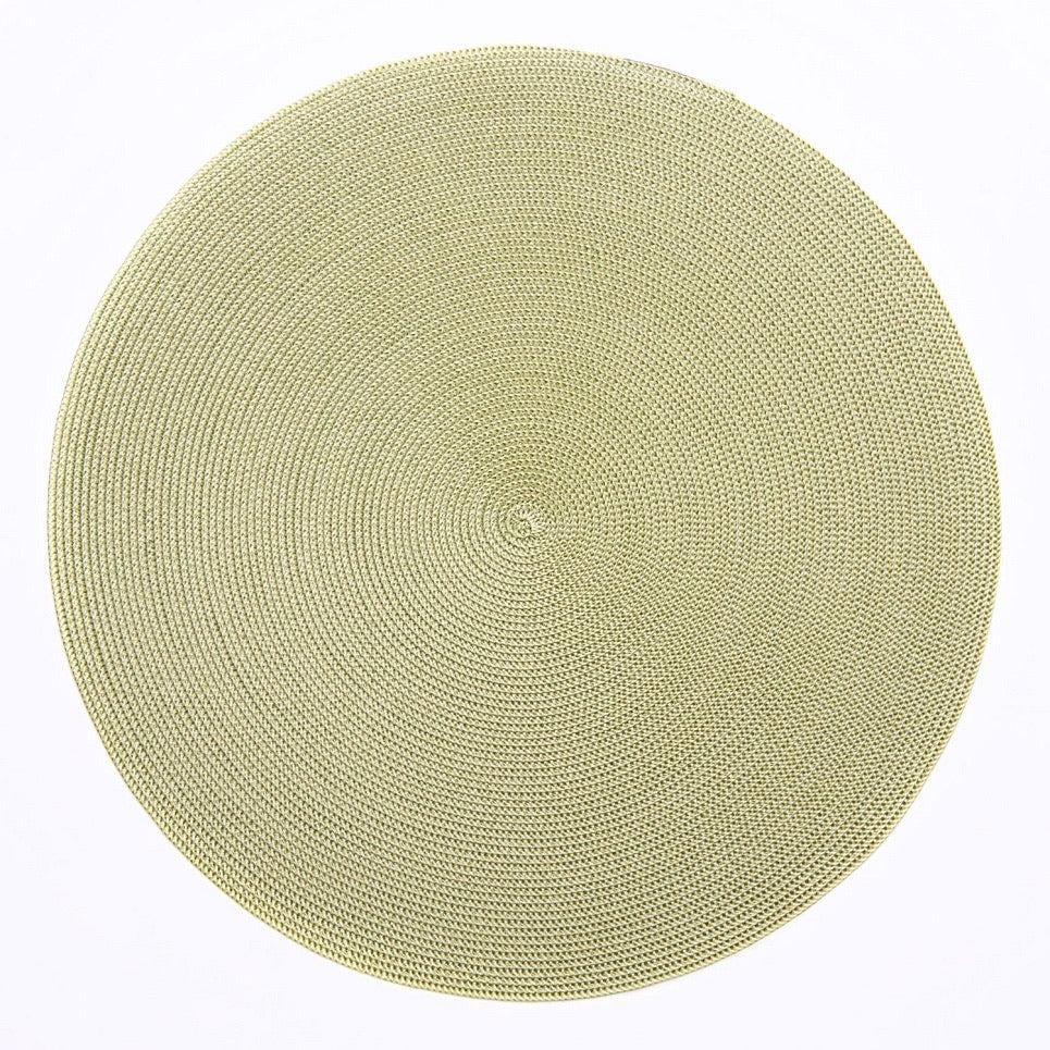 Moss & Canary Round Braided Placemat - Maisonette Shop