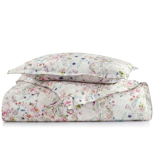 Chloe Floral Percale Duvet Cover by Peacock Alley