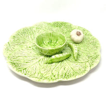Load image into Gallery viewer, Cabbage with Peas &amp; Scallion &amp; Garlic Trompe L’Oeil Platter