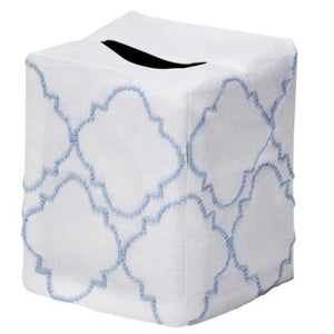 Quatrefoil Tissue Box Cover