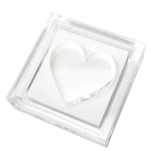 Load image into Gallery viewer, Heart Acrylic Cocktail Napkin Holder &amp; Weight