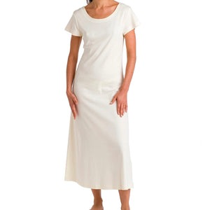 Butterknit Long Gown White