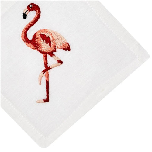 Flamingo Cocktail Napkin Set