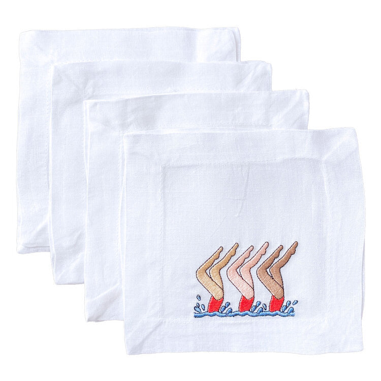 Synchronized Swimming Cocktail Napkins - Maisonette Shop