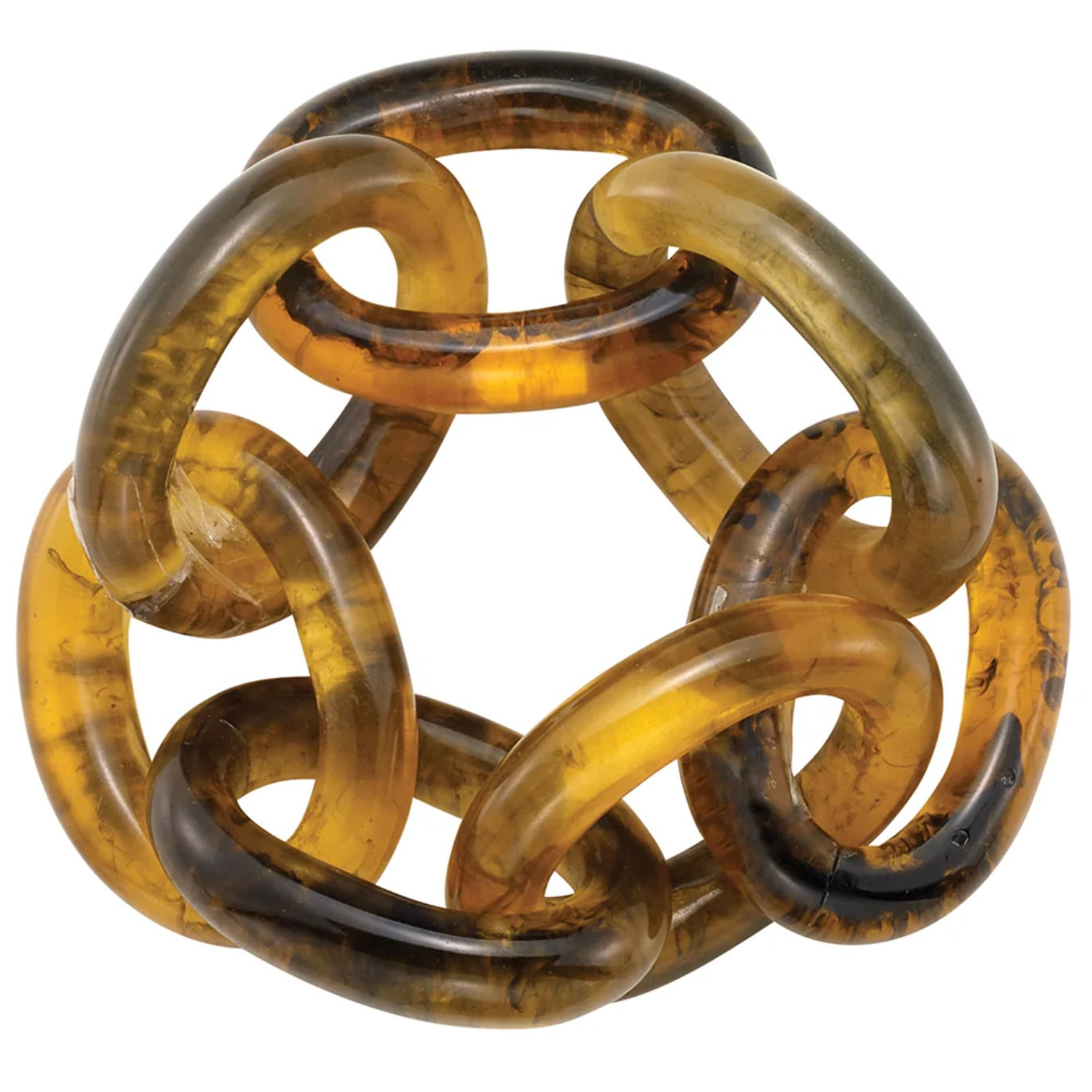 Tortoiseshell Chain Link Napkin Ring
