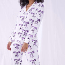 Load image into Gallery viewer, Pink Bows Pajama Set
