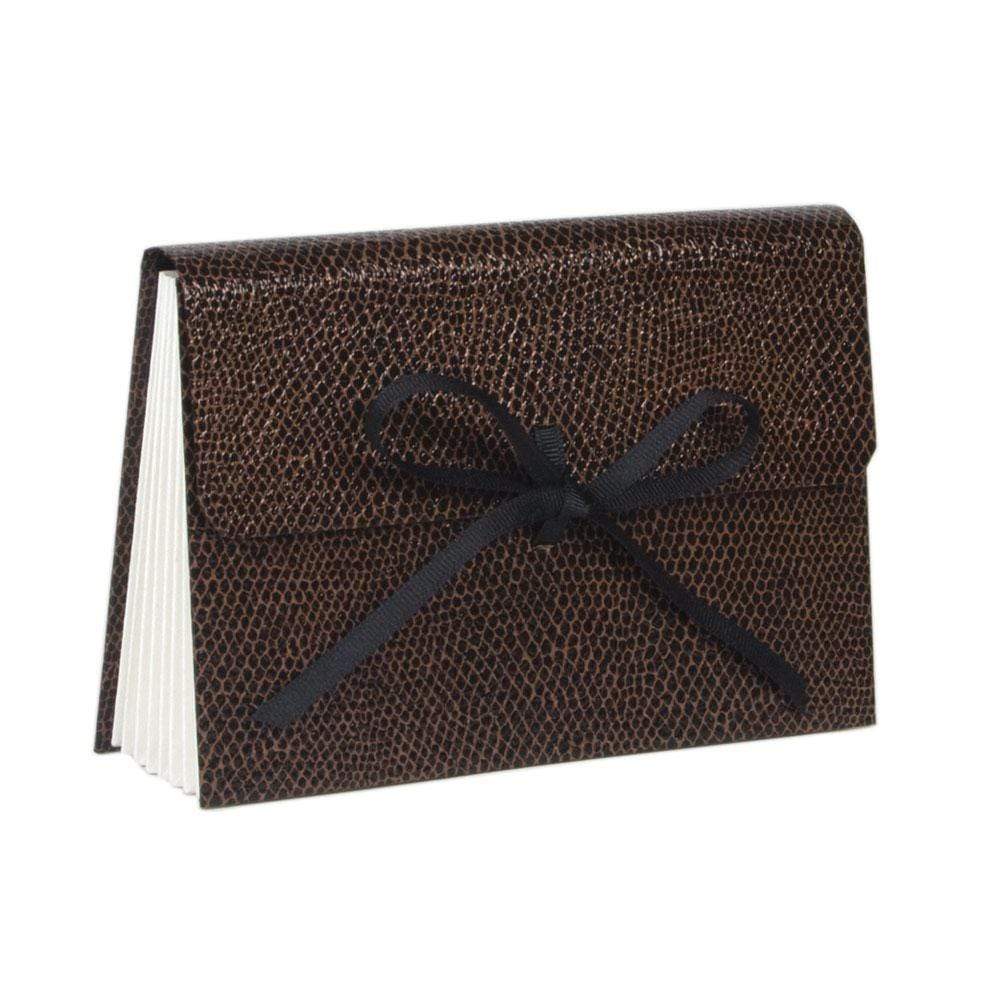 Snake Skin Small Accordion Desk File