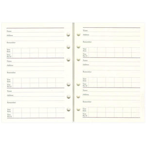 Orchid Christmas Address Books and Refill Pages